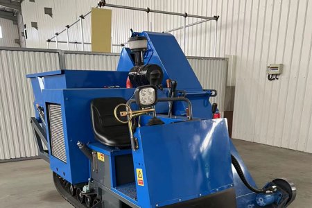 All new "mini" cow dung cleaning machine