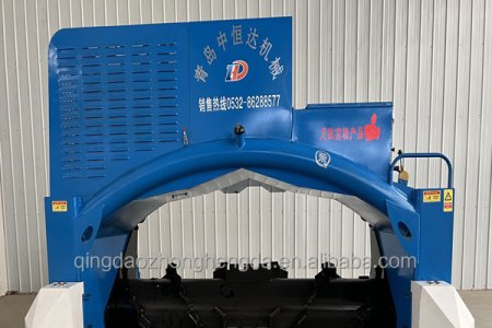 Fully hydraulic crawler composter turns agricultural waste into new environmentally friendly resources